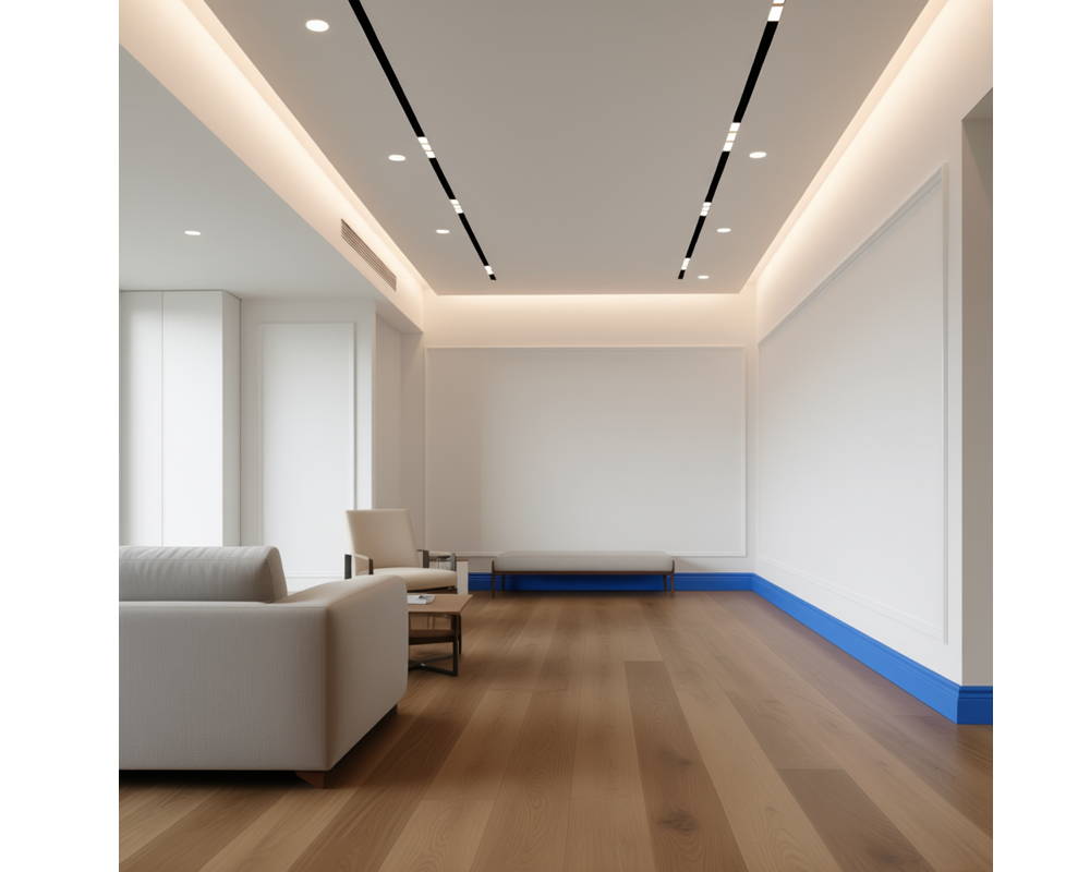 Плинтус из полистирола высокой плотности NMC Wallstyl FL1 Белый