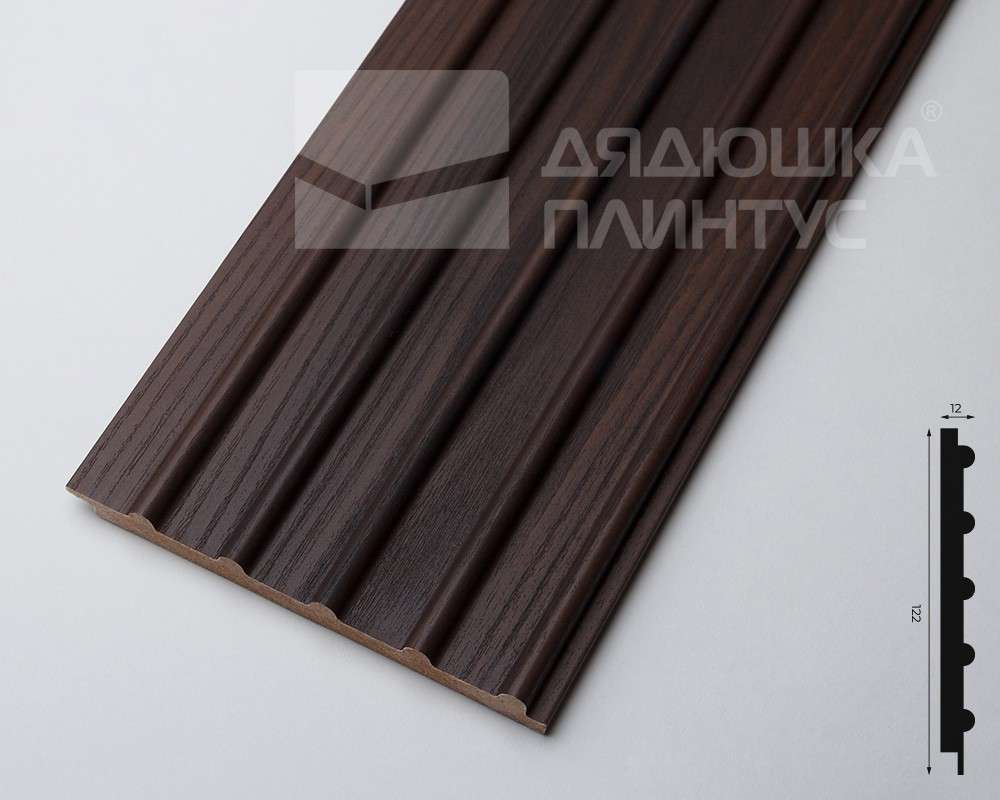 Панель МДФ ACUPAN 61.08.122507.94 трубки 12х122х2760 мм Эльм коричневый