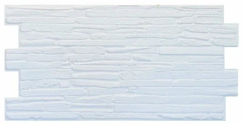 Панель ПВХ ГРЕЙС 980*500 10шт/уп Сланец Кварцит белый. Цена указана за 4,9 м²