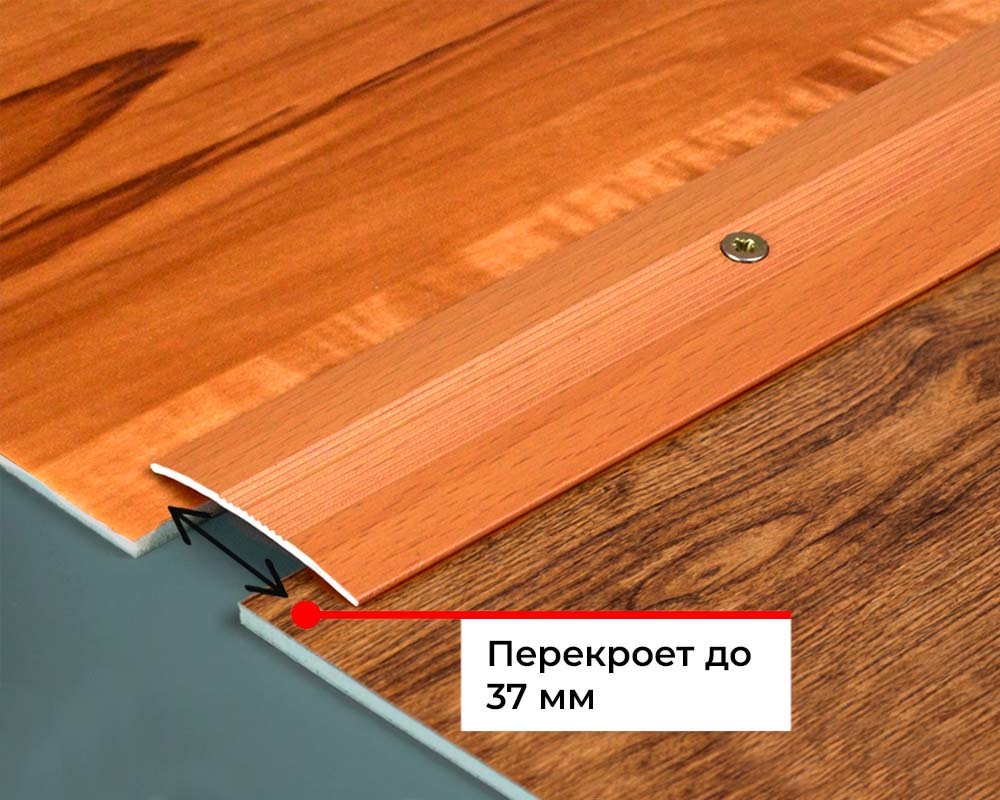 Порог одноуровневый MSA37.900.106 Ясень белый