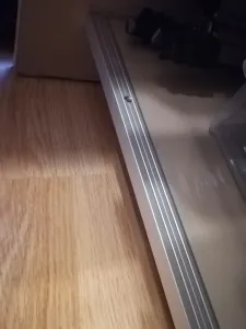 Порог угловой ПУ 04.1800.095 Дуб венге