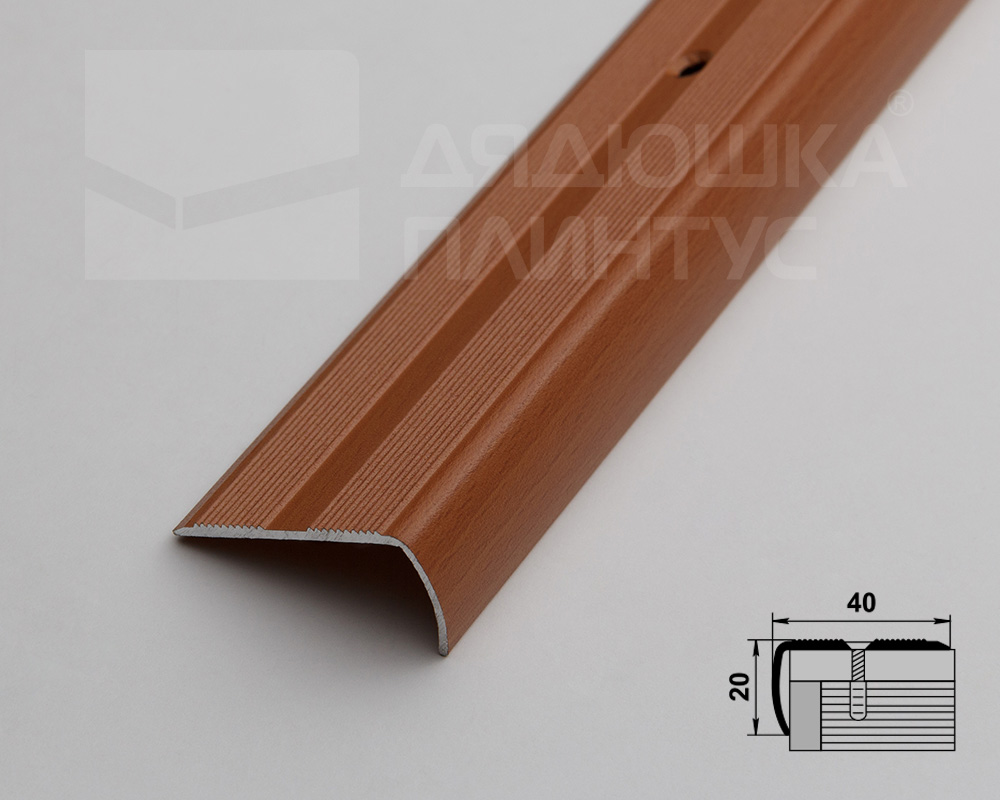 Порог угловой ПУ 06.900.083 Бук