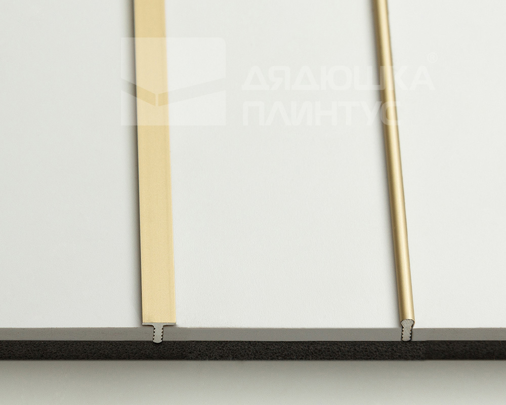 Теневой профиль Decaro Engineering D009.2A Латунь 3,0 м