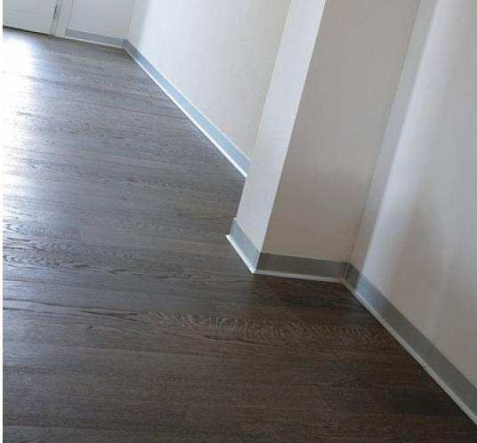 Плинтус алюминиевый Пл 60.2500.01лк Серебро