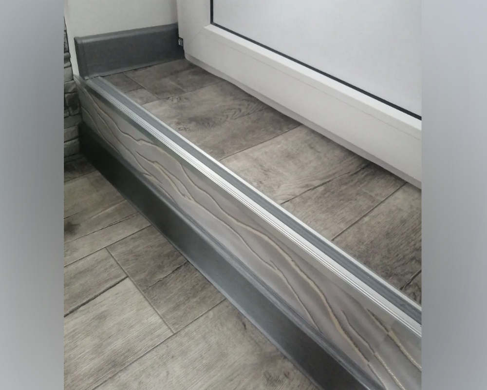 Порог одноуровневый ПС 08.1800.042л Шампань