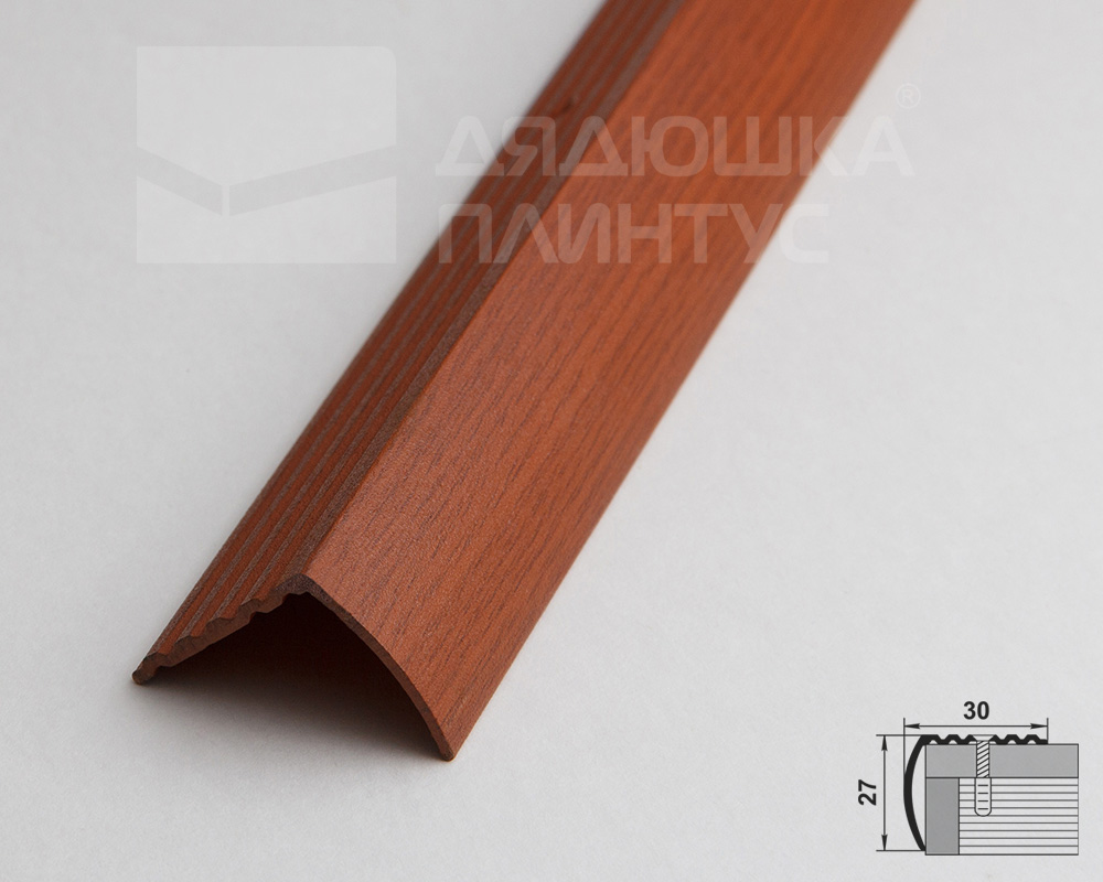 Порог угловой ПУ 04.1800.092 Вишня