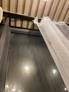 Карниз Шина черный комплект 2-х ряд ПВХ Волшебная палочка 2,4м