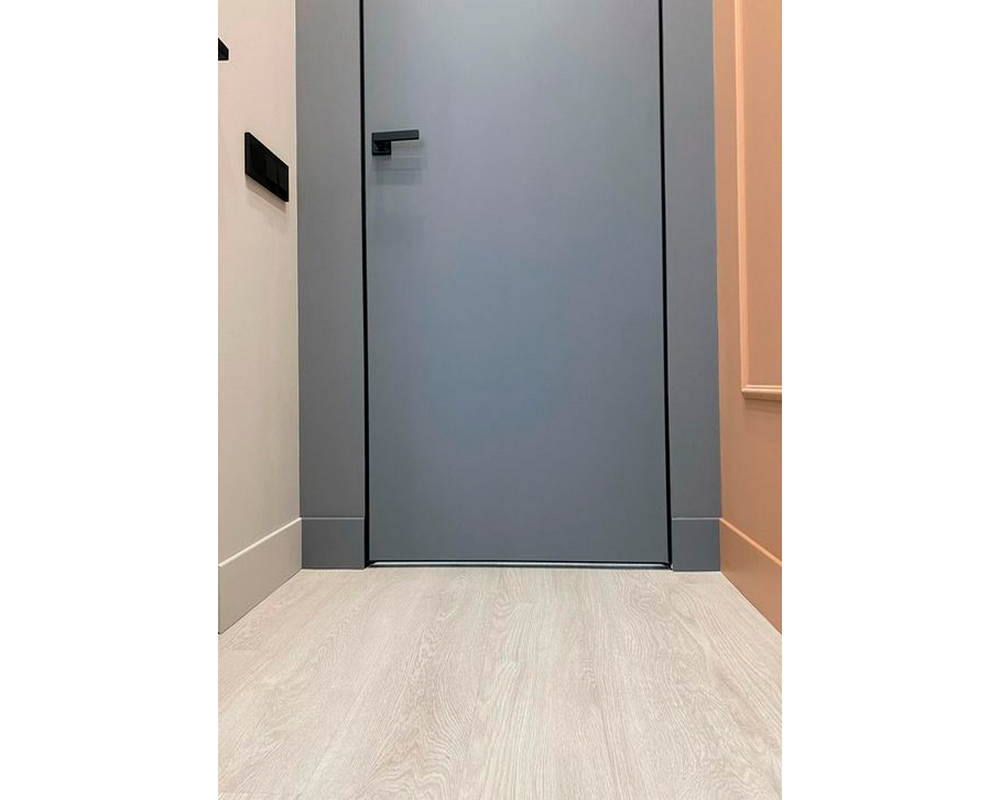 Плинтус Decaro Invisible PL 100  2м ,Белый под покраску