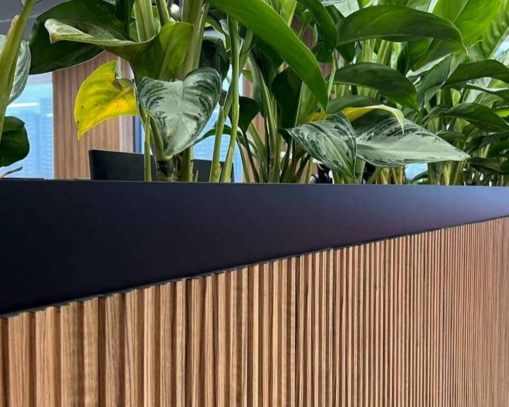 Панель МДФ ACUPAN 61.08.122501.92 трапеция 12х122х2760 мм Орех светлый