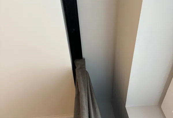 Карниз Шина черный комплект 2-х ряд ПВХ Волшебная палочка 3,2м