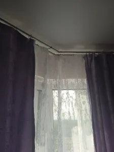 Карниз двухрядный кованый УЮТ d16мм 2,4м Белый/Золото