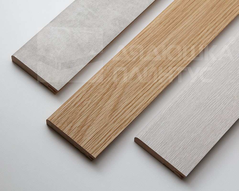 Плинтус МДФ Лука Пл 100-1МДФ.2700.Point line 24046 Дуб мелфорд грей