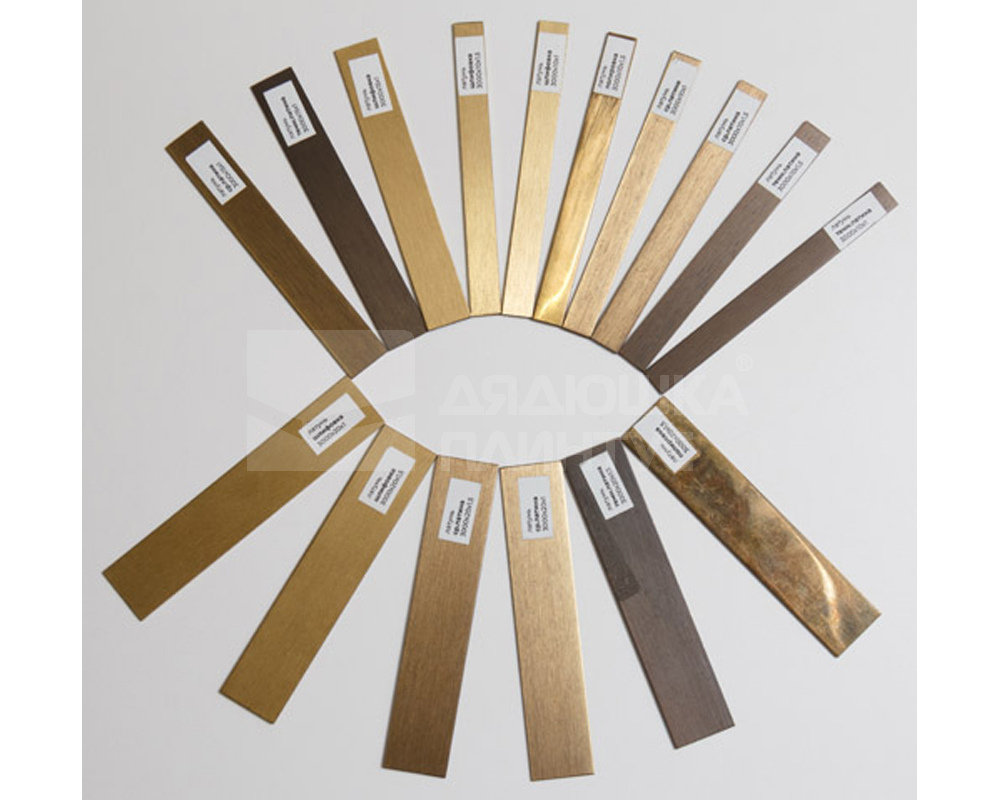 Полоса (латунь/темная патина 3000х10х1,5)