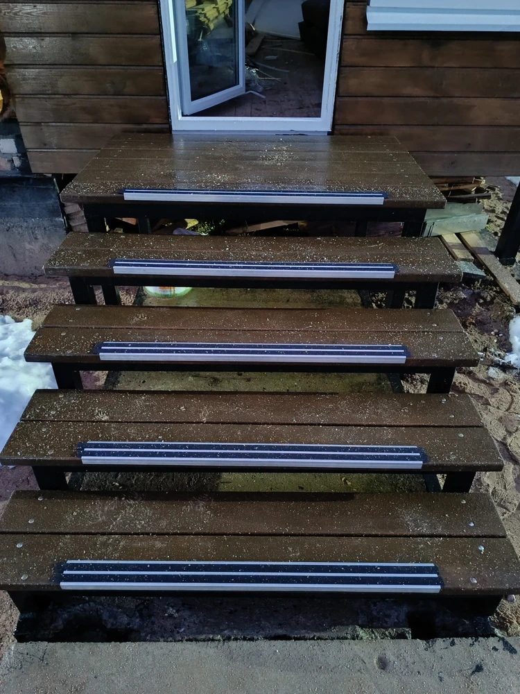 Порог угловой ПУ 07-1.900.03 Шоколад