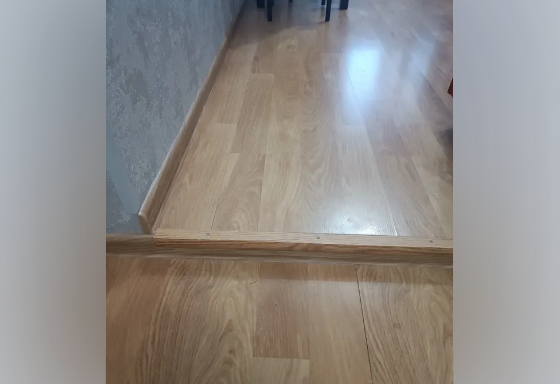 Порог угловой ПУ 05.1800.087 Дуб беленый