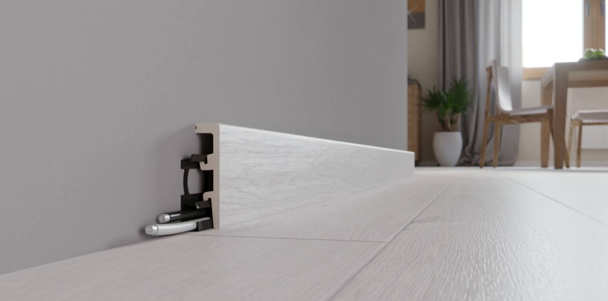 Плинтус напольный Arbiton Integra 01 Белый