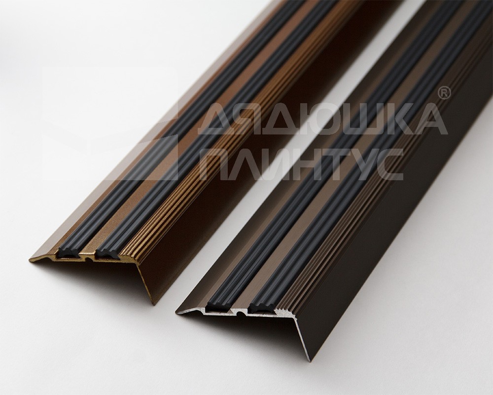 Порог угловой ПУ 07.1800.03 Шоколад