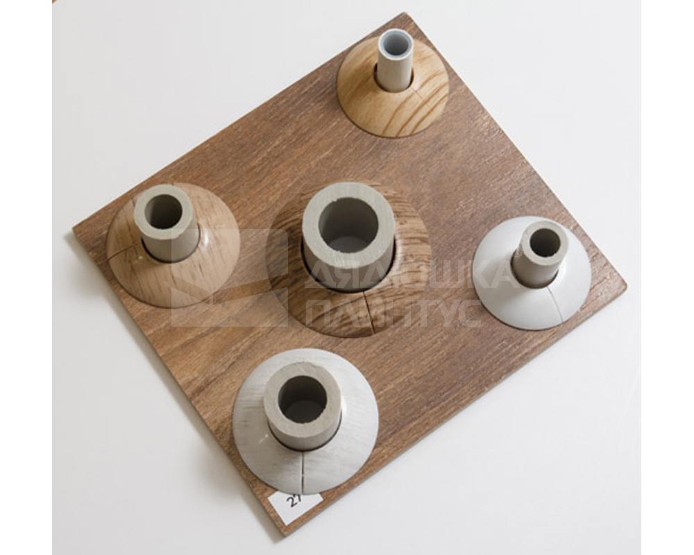 Розетта для труб ПВХ Грейс D16 135 Дуб лионский