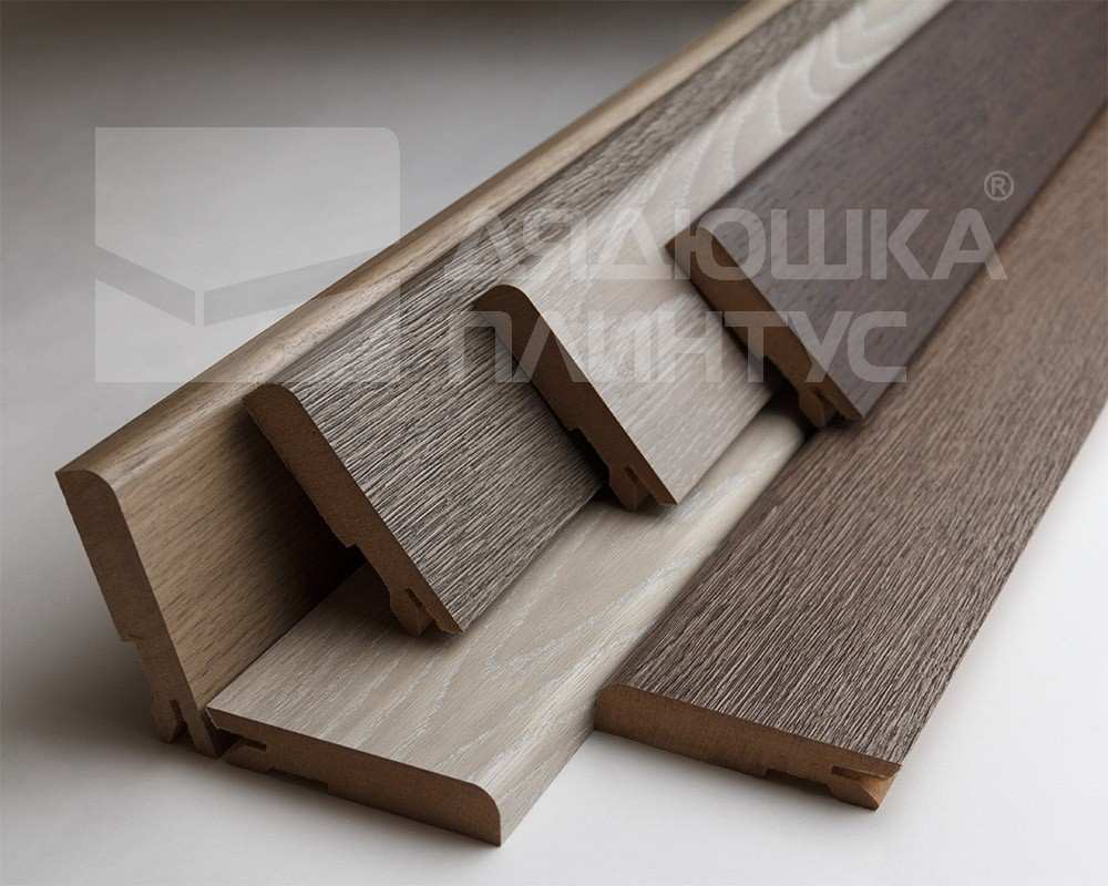 Плинтус МДФ Лука Пл 80МДФ.2700.Point line 24052 Дуб бомонт