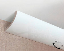 Карниз потолочный NMC WT3 80*110*2000 Белый под покраску